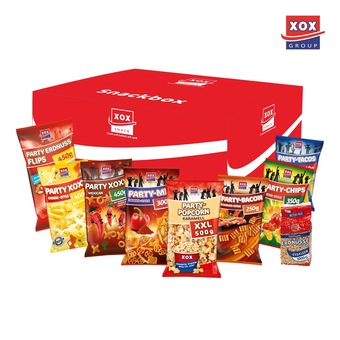 Netto Marken-Discount Xox party-snackbox, verschiedene sorten, 5,5 kg Angebot