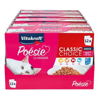 Netto Marken-Discount Vitakraft poesie classique sauce msc 12 x 85 g, 5er pack Angebot