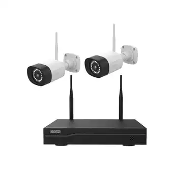 Netto Marken-Discount Inkovideo inko-22m komplettset 4-kanal netzwerkrekorder mit 2 x full hd 3mp überwachungskameras Angebot