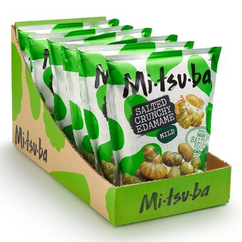 Netto Marken-Discount Mitsuba salted crunchy edamame 150g, 6er pack Angebot