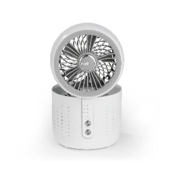 Netto Marken-Discount Maxxmee tischluftreiniger & ventilator 2in1 6w weiß Angebot