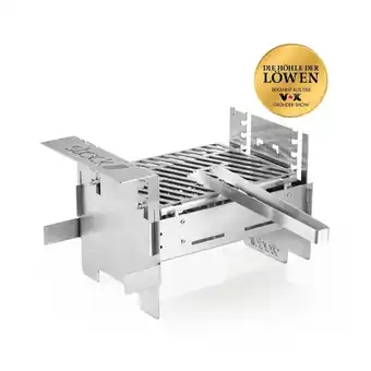 Netto Marken-Discount Stack grill 3in1 36cm edelstahl für holzkohlebriketts Angebot