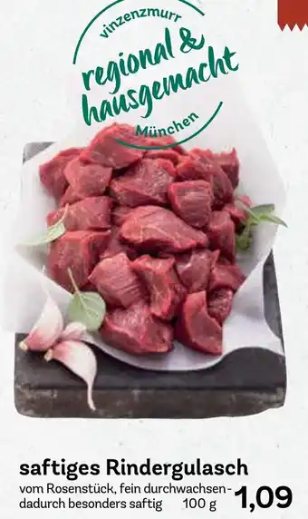 AEZ Saftiges Rindergulasch 100g Angebot