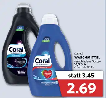 Combi Coral Waschmittel 16/20 WL Angebot