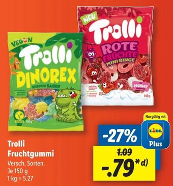 Lidl Trolli Fruchtgummi 150 g Angebot