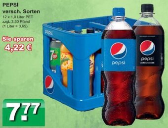 Getränkeparadies Gefromm PEPSI 12 x 1,0 Liter PET Angebot