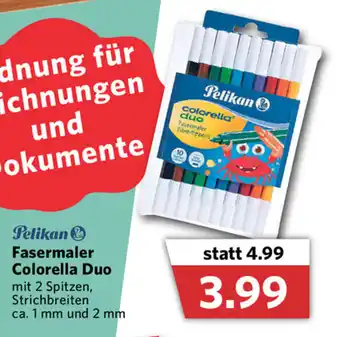 Combi Pelikan Fasermaler Colorella Duo Angebot