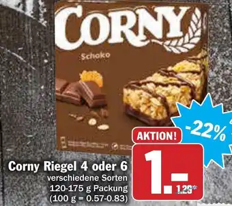 AEZ Corny Riegel 4 oder 6 120-175g Angebot