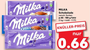 Kaufland MILKA Schokolade 85-100-g-Tafel Angebot