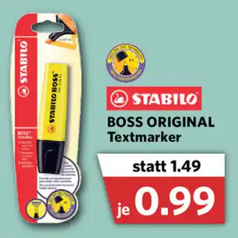 Combi Stabilo Boss Original Textmarker Angebot