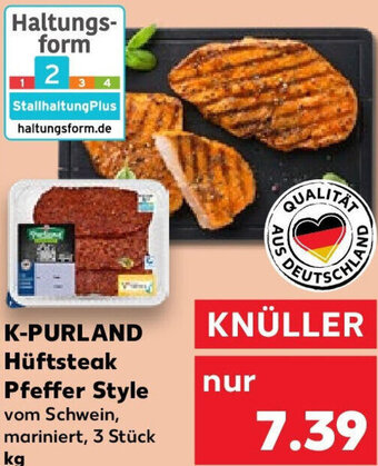 Kaufland K-PURLAND Hüftsteak Pfeffer Style Angebot