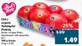 Kaufland Tafeläpfel Pinkids 700g Angebot