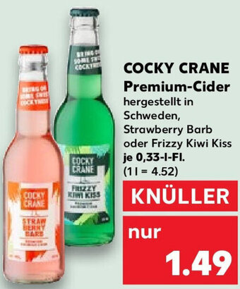 Kaufland COCKY CRANE Premium-Cider 0,33 L-Fl. Angebot