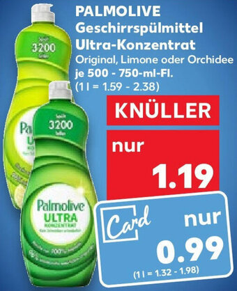 Kaufland PALMOLIVE Geschirrspülmittel Ultra-Konzentrat 500-750 ml Fl. Angebot