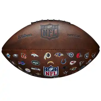 Decathlon Wilson american football-ball throwback 32 team logo Angebot