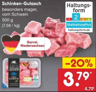 Netto Marken-Discount Schinken-Gulasch 500 g Angebot