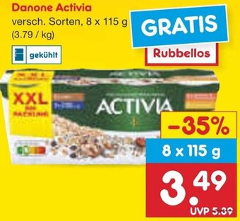 Netto Marken-Discount Danone Activia 8x115 g Angebot