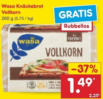 Netto Marken-Discount Wasa Knäckebrot Vollkorn 260 g Angebot
