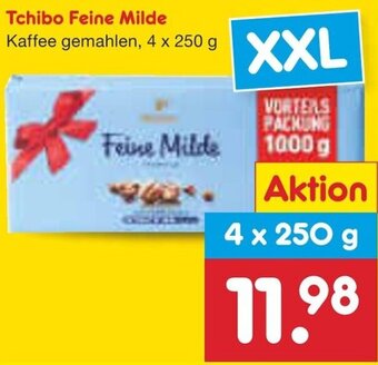 Netto Marken-Discount Tchibo Feine Milde Kaffee 4 x 250 g Angebot