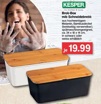 Famila Nord West Kesper Brot Box mit Schneidebrett Angebot