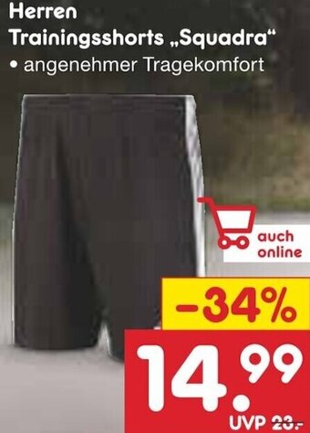 Netto Marken-Discount Herren Trainingsshorts „Squadra" Angebot