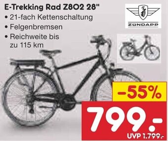 Netto Marken-Discount ZUNDAPP E-Trekking Rad Z802 28" Angebot