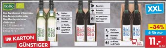 Netto Marken-Discount Bio-Trebbiano d'Abruzzo, Bio-Tempranillo oder Bio-Montepulciano d'Abruzzo 6 x 0.75 Liter Angebot