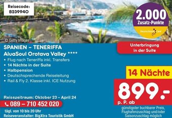 Netto Marken-Discount SPANIEN - TENERIFFA AluaSoul Orotava Valley Angebot