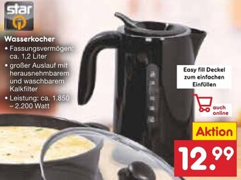 Netto Marken-Discount star Wasserkocher Angebot