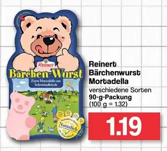 Famila Nord West Reinert Bärchen Mortadella 90g Angebot