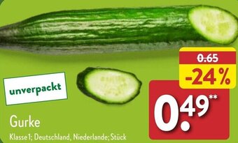 Aldi Nord Gurke Angebot