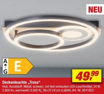 toom Baumarkt Deckenleuchte ,,Trosa" Angebot