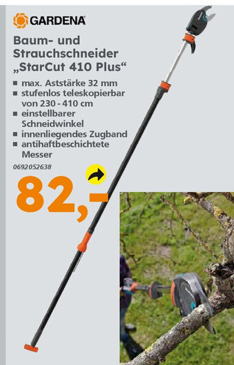 Globus Baumarkt GARDENA Baum- und Strauchschneider ,,StarCut 410 Plus" Angebot