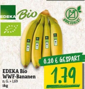 NP Discount EDEKA Bio WWF-Bananen 1kg Angebot