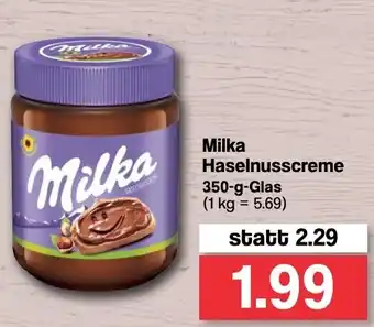 Famila Nord West Milka Haselnusscreme 350g Angebot