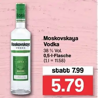 Famila Nord West Moskovskaya Vodka 0,5L Angebot