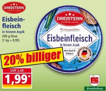 Norma Dreistern Eisbeinfleisch 200 g Dose Angebot