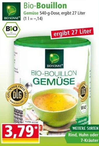 Norma Bio Sonne Bio-Bouillon 540 g Dose Angebot