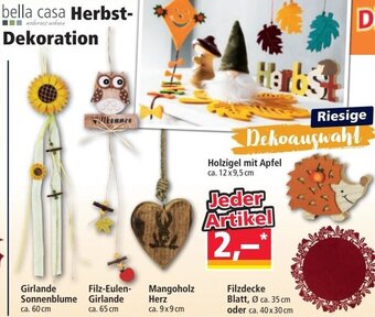 Norma bella casa Herbst Dekoration Angebot