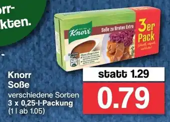 Famila Nord West Knorr Soße 3 x 0,25L Angebot