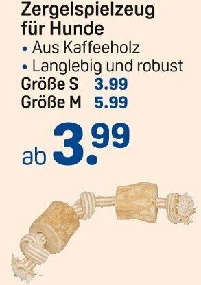 Rossmann Zergelspielzeug für Hunde Angebot