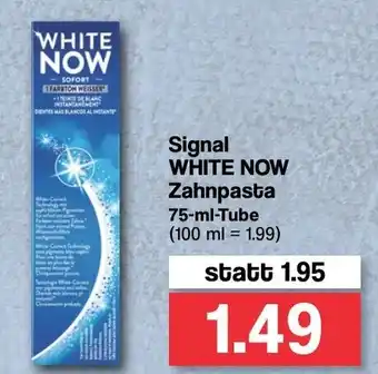 Famila Nord West Signal White Now Zahnpasta 75ml Angebot