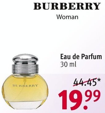 Rossmann BURBERRY Woman Eau de Parfum 30 ml Angebot