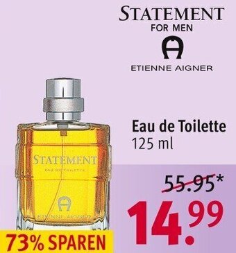 Rossmann STATEMENT FOR MEN ETIENNE AIGNER Eau de Toilette 125 ml Angebot