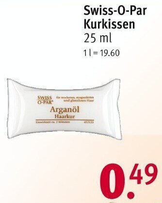 Rossmann Swiss-O-Par Kurkissen 25 ml Angebot