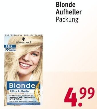 Rossmann Blonde Aufheller Angebot