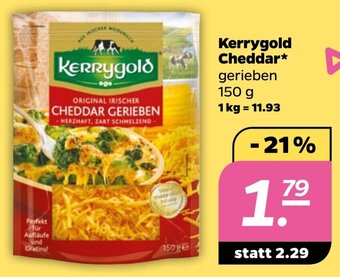 NETTO Kerrygold Cheddar 150 g Angebot