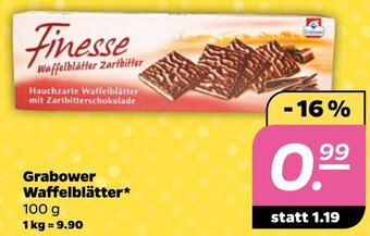 NETTO Grabower Waffelblätter* 100 g Angebot