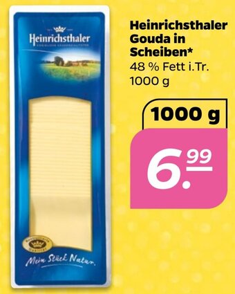 NETTO Heinrichsthaler Gouda in Scheiben 1000 g Angebot