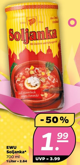 NETTO EWU Soljanka* 700 ml Angebot